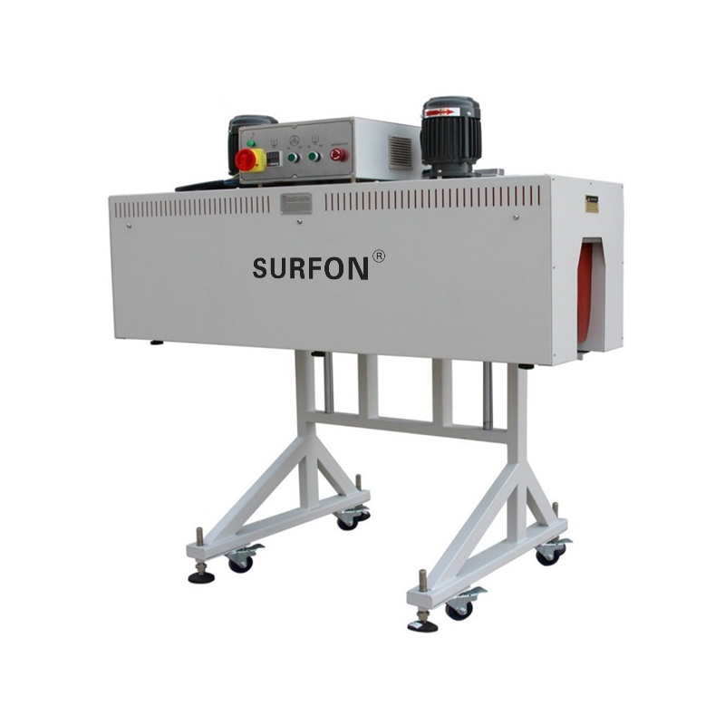 Label shrink packaging machine (without conveyor line)