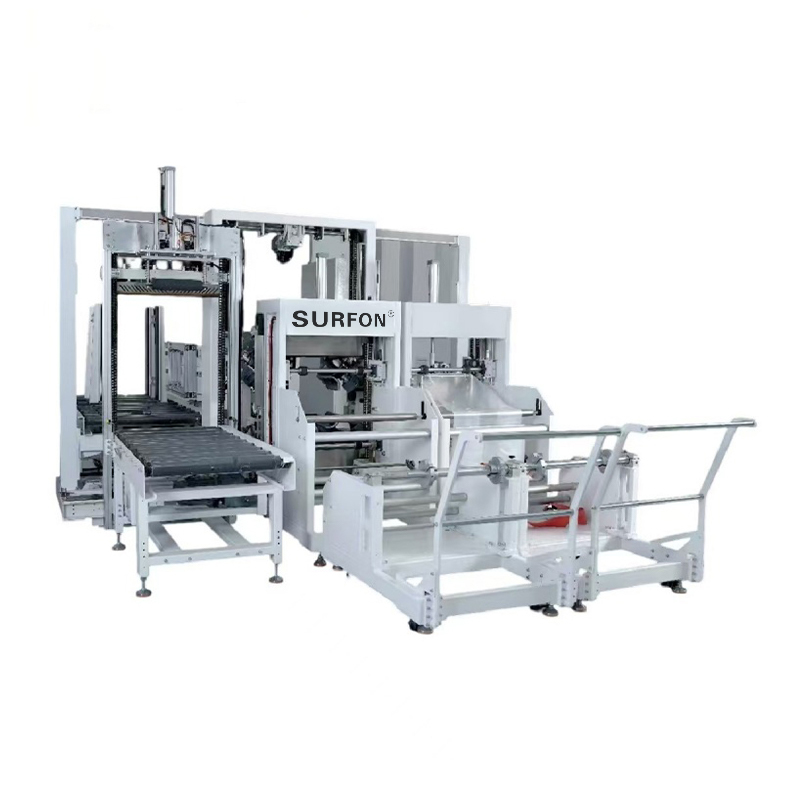 Fully-auto Horizontal Cold Stretch Hooding Machine