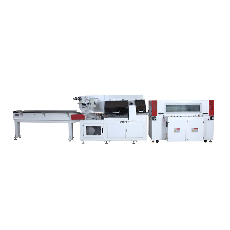Fully-auto Rotary Flow Shrink Wrapper